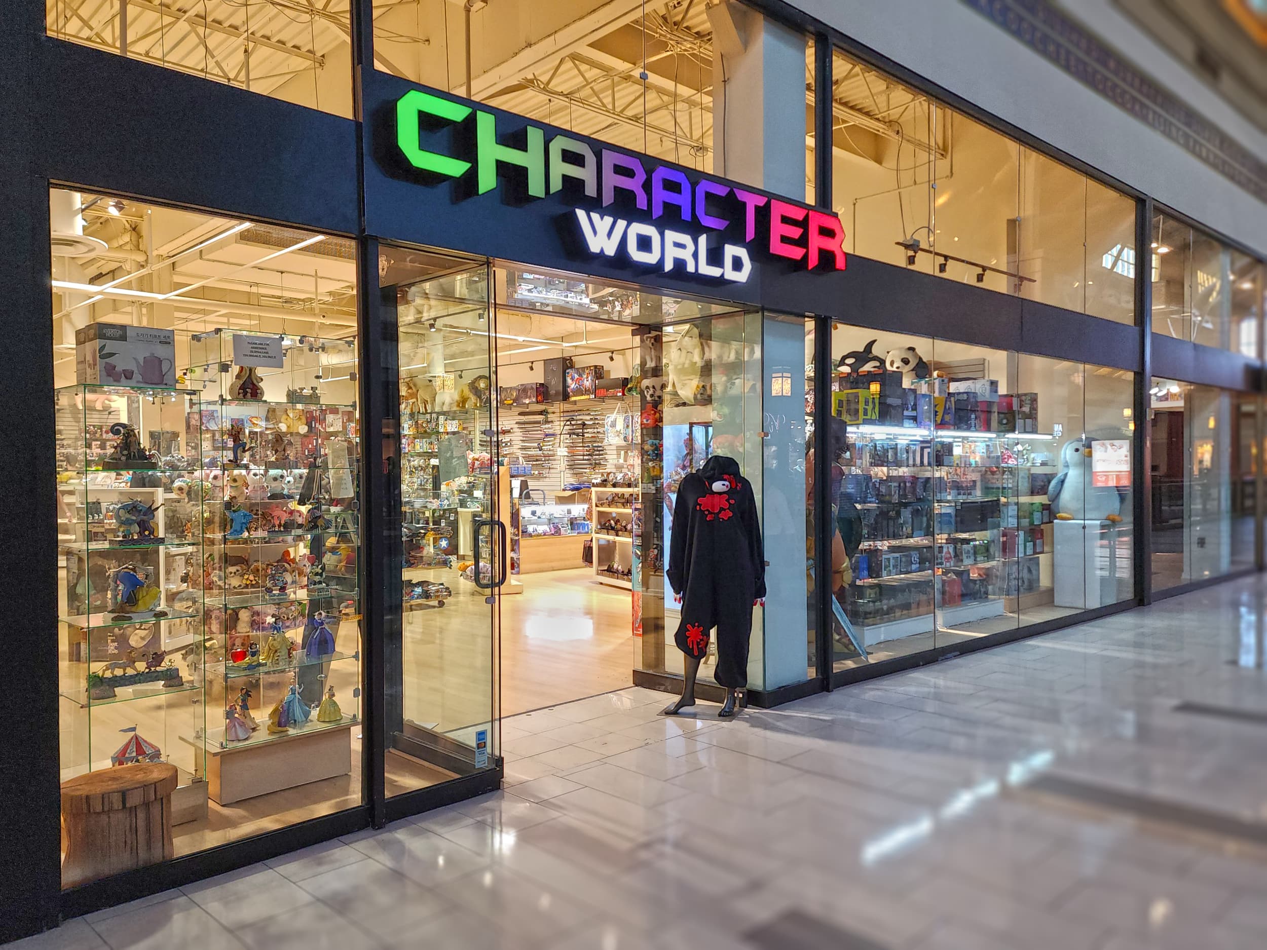 Storefront of Character World at Mall of Georgia in Buford