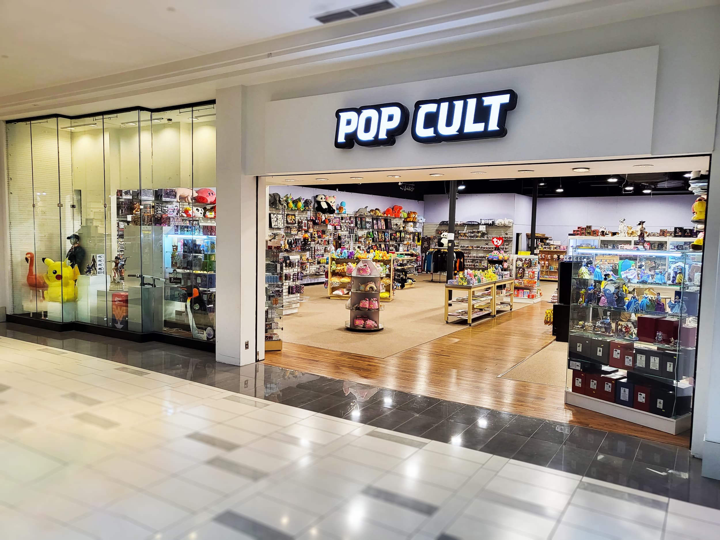 Storefront of Pop Cult at West Town Mall in Knoxville
