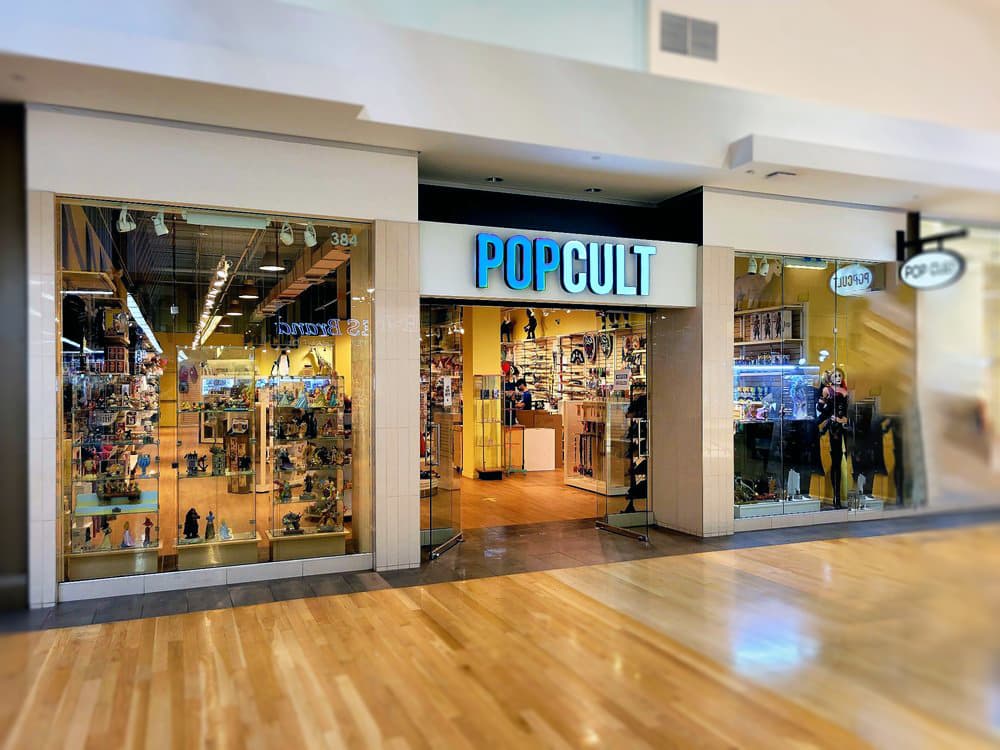 Storefront of Pop Cult at Opry Mills in Nashville